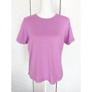 Marisa Christina Vtg T-Shirt Size Medium Purple 90s Y2K Lagenlook Clean Girl